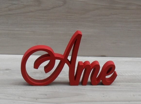 Palavra Decorativa Ame Mod LS