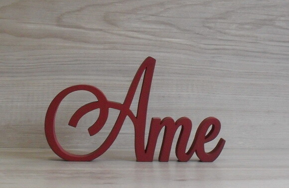 Palavra Decorativa Ame Mod LS