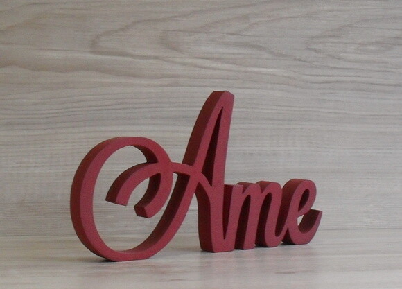 Palavra Decorativa Ame Mod LS