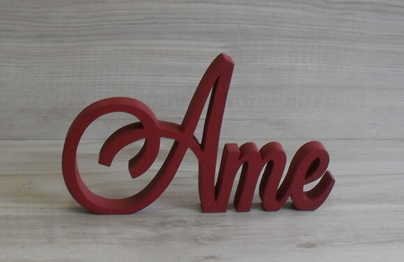 Palavra Decorativa Ame Mod LS