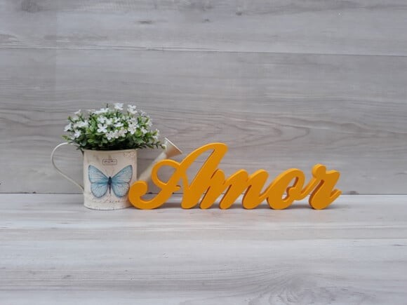 Palavra decorativa Amor - clássico