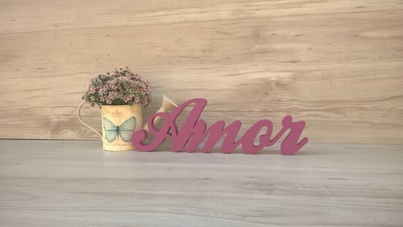 Palavra decorativa Amor - clássico