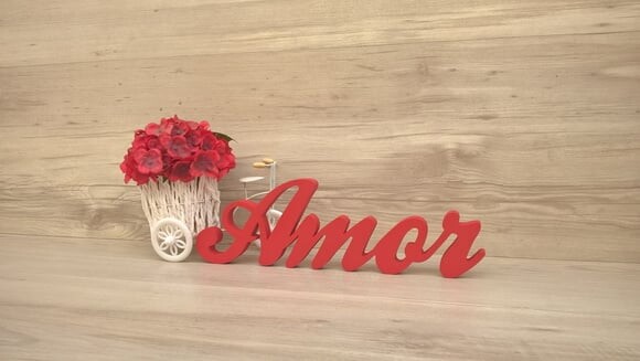 Palavra Decorativa Amor - Clássico