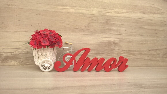 Palavra Decorativa Amor - Clássico
