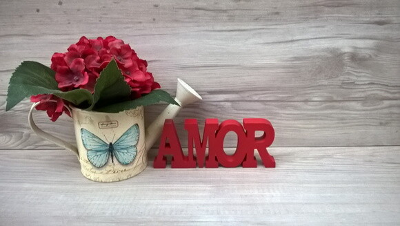 Palavra decorativa AMOR - linha BK