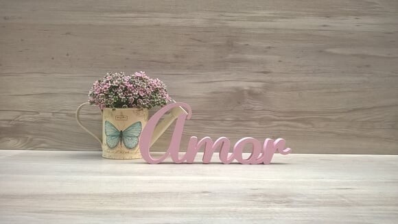 Palavra Decorativa Amor Mod. AS