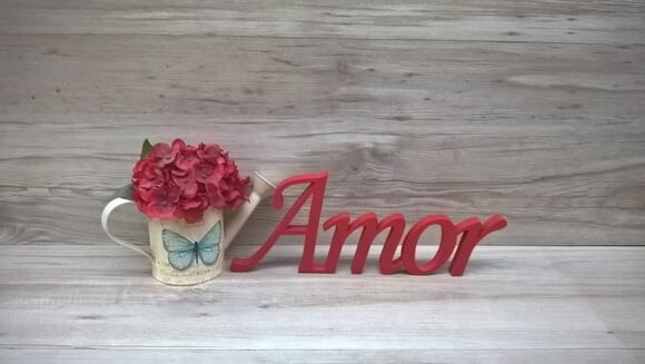Palavra Decorativa Amor - Mod Ms