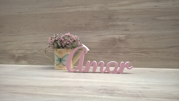 Palavra Decorativa Amor Mod. AS
