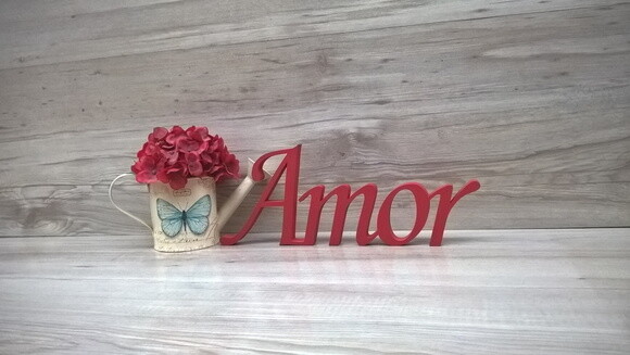 Palavra Decorativa Amor - Mod Ms