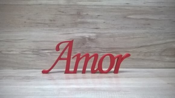 Palavra Decorativa Amor - Mod Ms