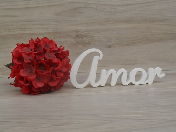 Palavra Decorativa Amor Mod. AS
