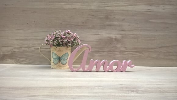 Palavra Decorativa Amor Mod. AS