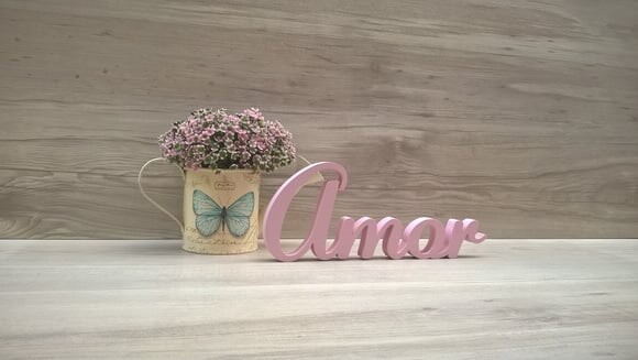 Palavra Decorativa Amor Mod. AS