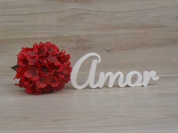 Palavra Decorativa Amor Mod. AS