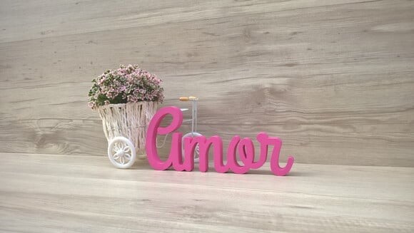 Palavra Decorativa Amor Mod. Gh