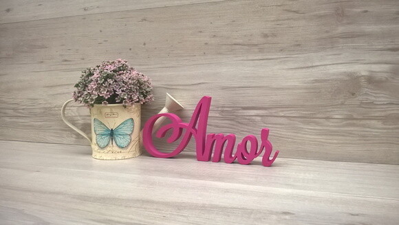 Palavra Decorativa Amor Mod. LS