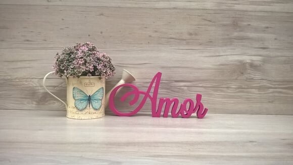 Palavra Decorativa Amor Mod. LS