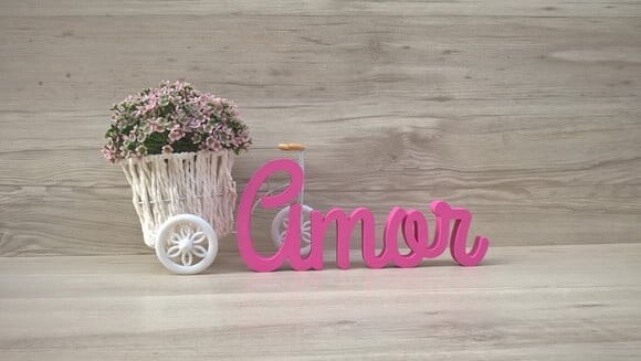 Palavra Decorativa Amor Mod. Gh