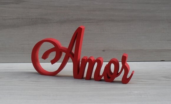 Palavra Decorativa Amor Mod. LS