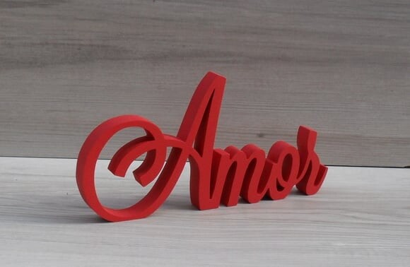 Palavra Decorativa Amor Mod. LS