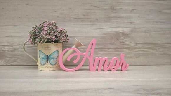 Palavra Decorativa Amor Mod. LS