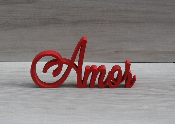 Palavra Decorativa Amor Mod. LS