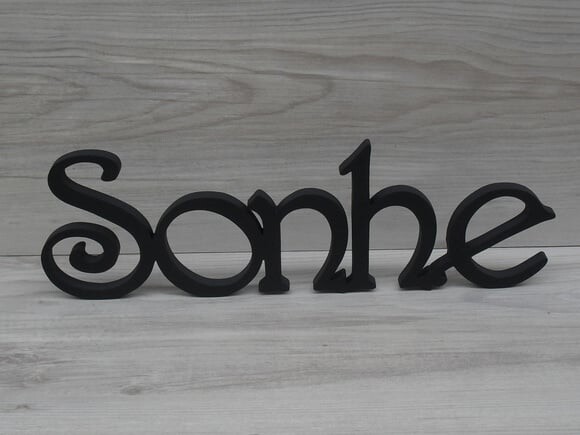 Palavra Decorativa de Mesa Sonhe - Mod H