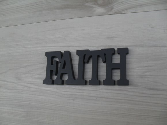Palavra Decorativa de Parede - Faith