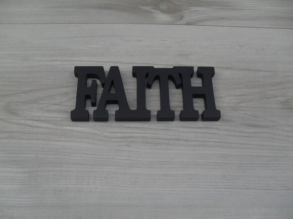 Palavra Decorativa de Parede - Faith