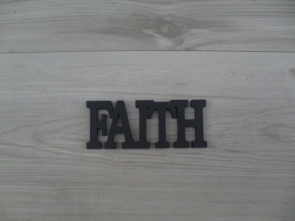 Palavra Decorativa de Parede - Faith
