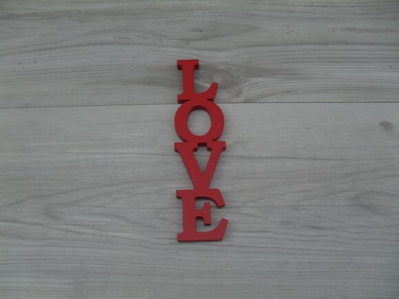 Palavra Decorativa de Parede - Love