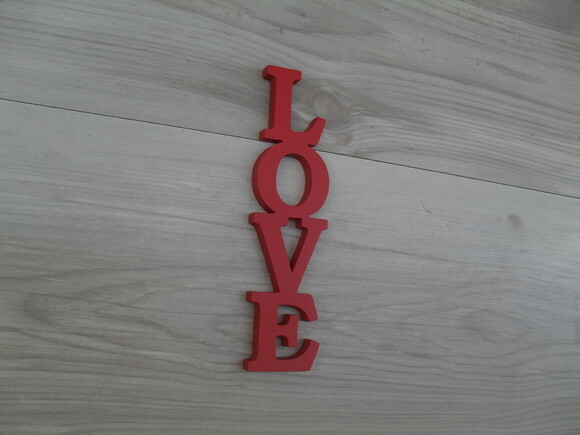 Palavra Decorativa de Parede - Love