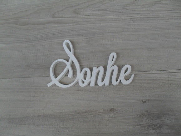 Palavra Decorativa de Parede - Sonhe