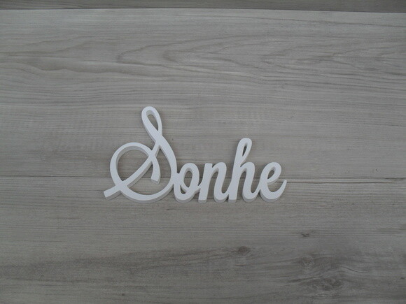 Palavra Decorativa de Parede - Sonhe