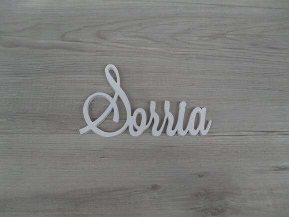 Palavra Decorativa de Parede - Sorria