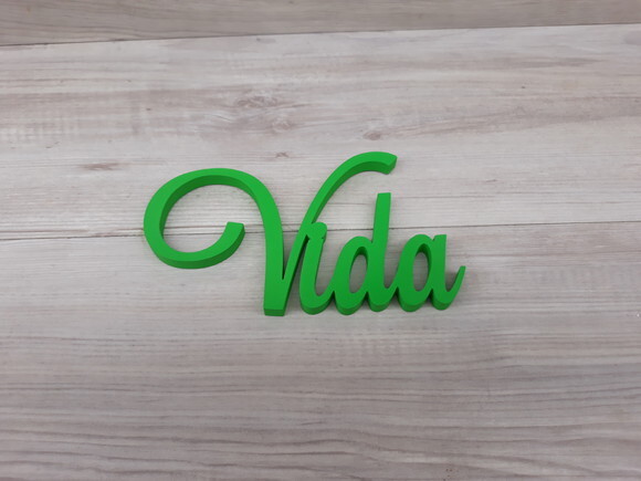Palavra Decorativa de Parede - Vida - linha LS