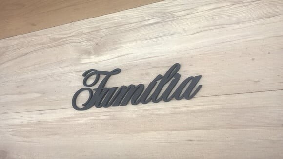 Palavra Decorativa de Parede Família - linha AS2