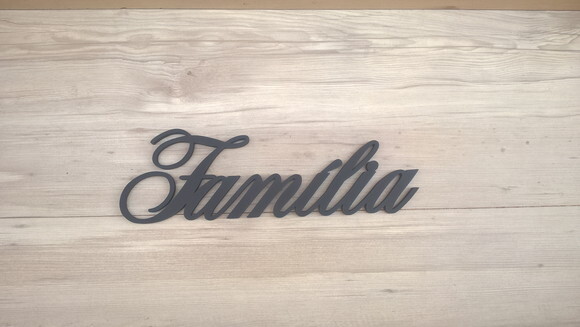 Palavra Decorativa de Parede Família - linha AS2