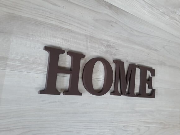 Palavra Decorativa de Parede HOME - Linha BS