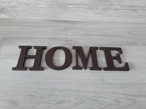 Palavra Decorativa de Parede HOME - Linha BS