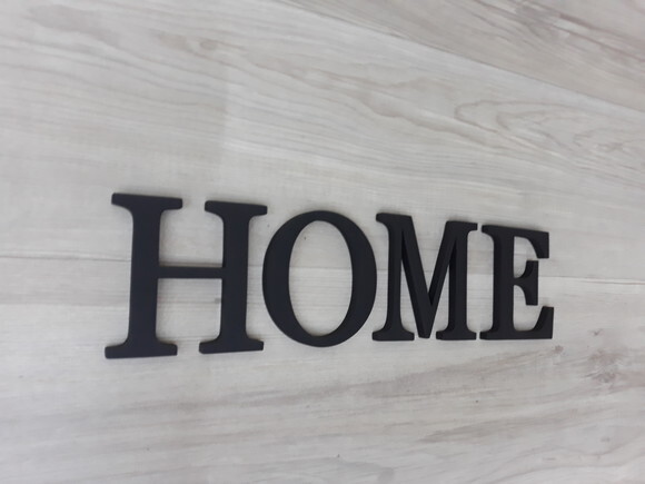 Palavra Decorativa de Parede HOME - Linha BS