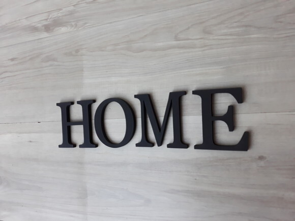 Palavra Decorativa de Parede HOME - Linha BS