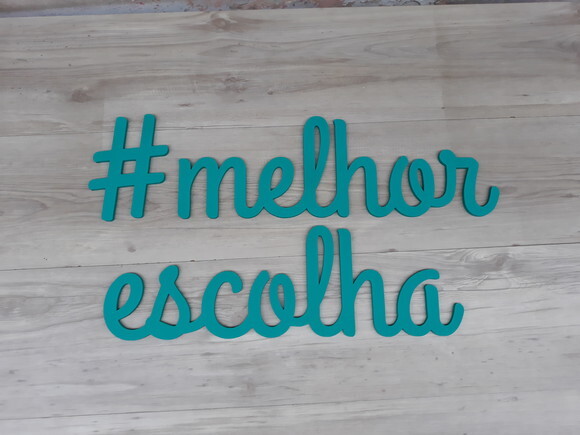 Palavra Decorativa de Parede PERSONALIZADA- # melhor escolha