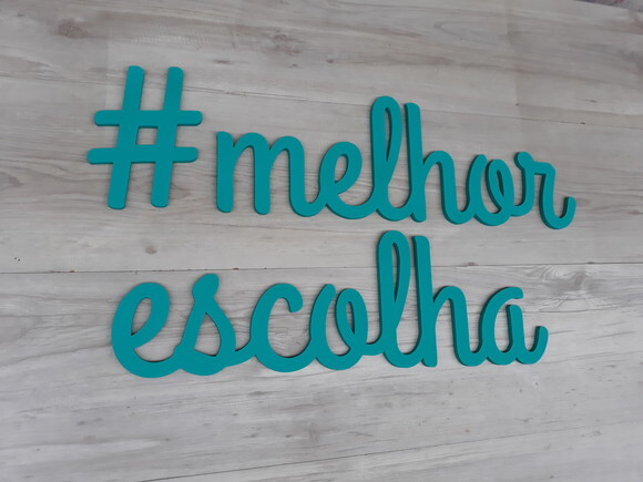 Palavra Decorativa de Parede PERSONALIZADA- # melhor escolha