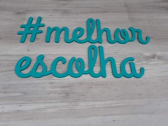 Palavra Decorativa de Parede PERSONALIZADA- # melhor escolha