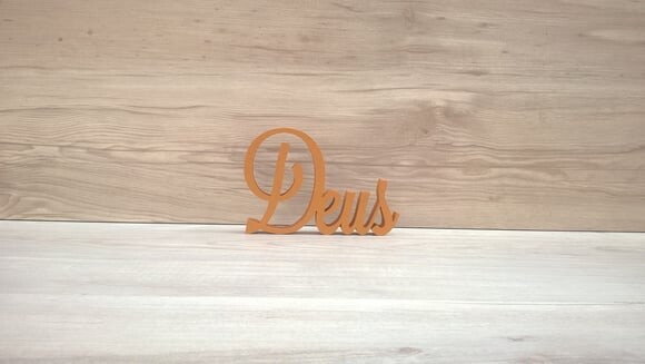 Palavra Decorativa Deus - Mod Ls