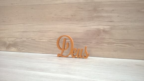 Palavra Decorativa Deus - Mod Ls