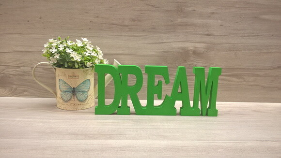 Palavra decorativa DREAM - linha BK M