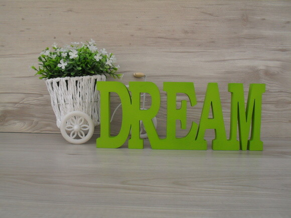 Palavra decorativa DREAM - linha BK M