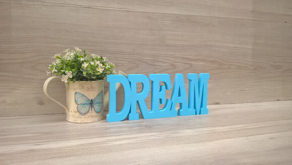 Palavra decorativa DREAM - linha BK M